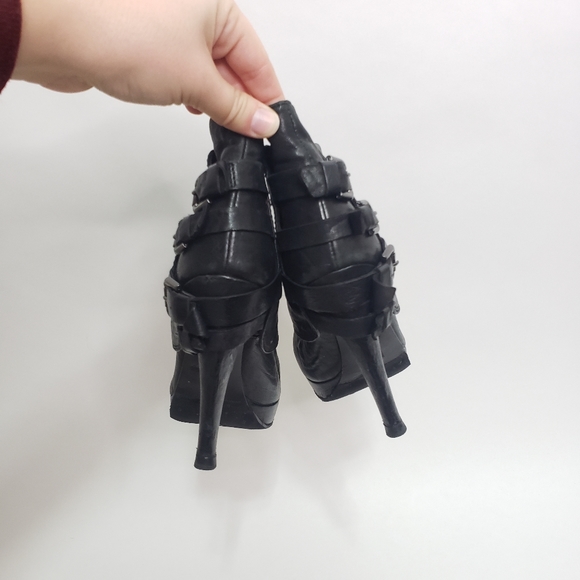 Vic Matie heeled leather booties black - Picture 7 of 9